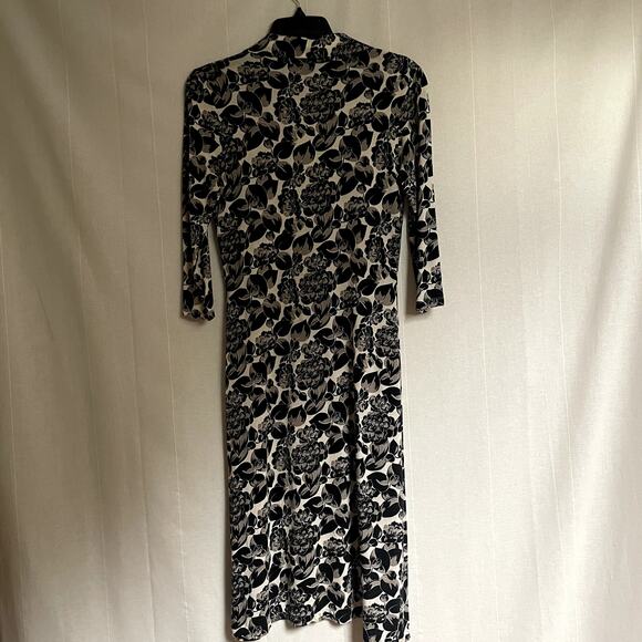 Vintage Y2K Banana Republic Silk Blend Midi Dress Small - Picture 5 of 6